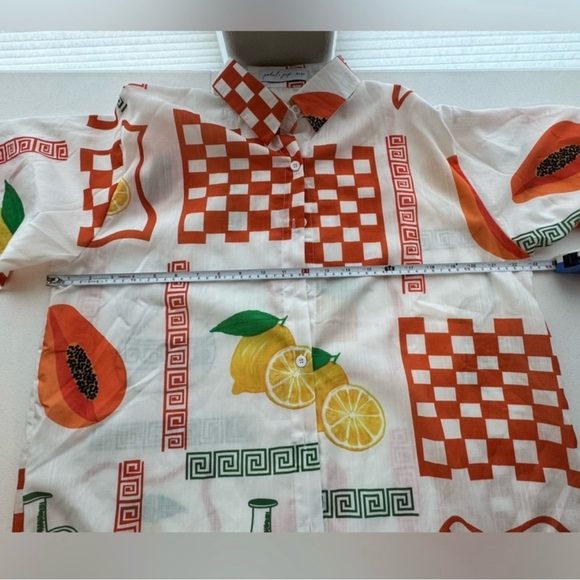 Petal & Pup Piccolo Print Button-Up Shirt
Size Medium - Picture 4 of 9